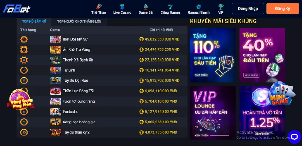 Chương Trình VIP Độc Quyền
